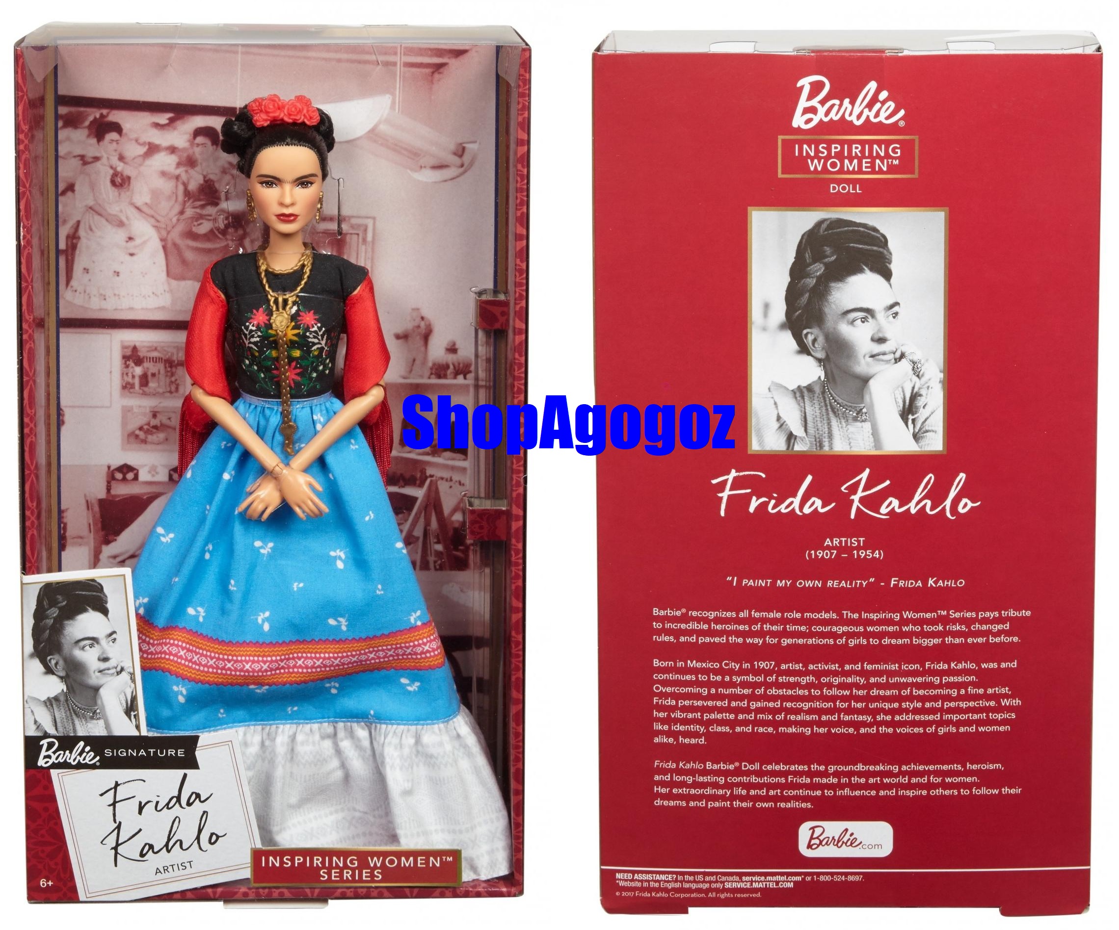 Serie Donne Frida Kahlo Barbie Inspiring messicano artista femminile